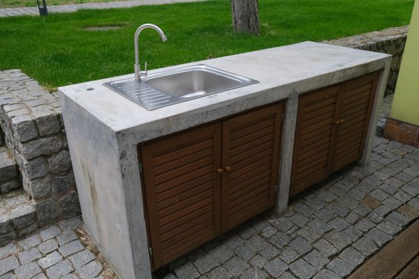 Exterior Cabinet Installation in Houston